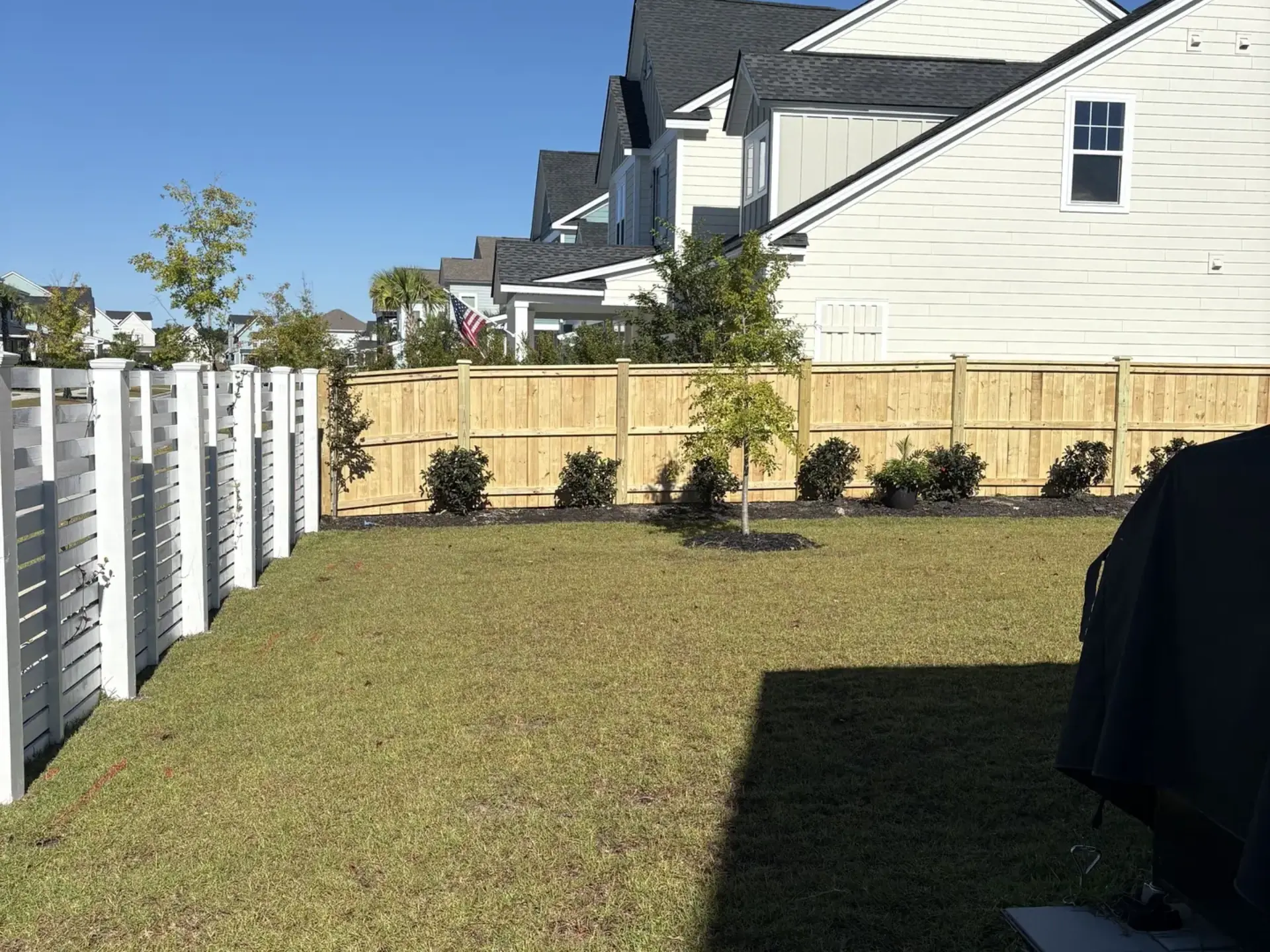 Summers Corner Privacy Fence (1)
