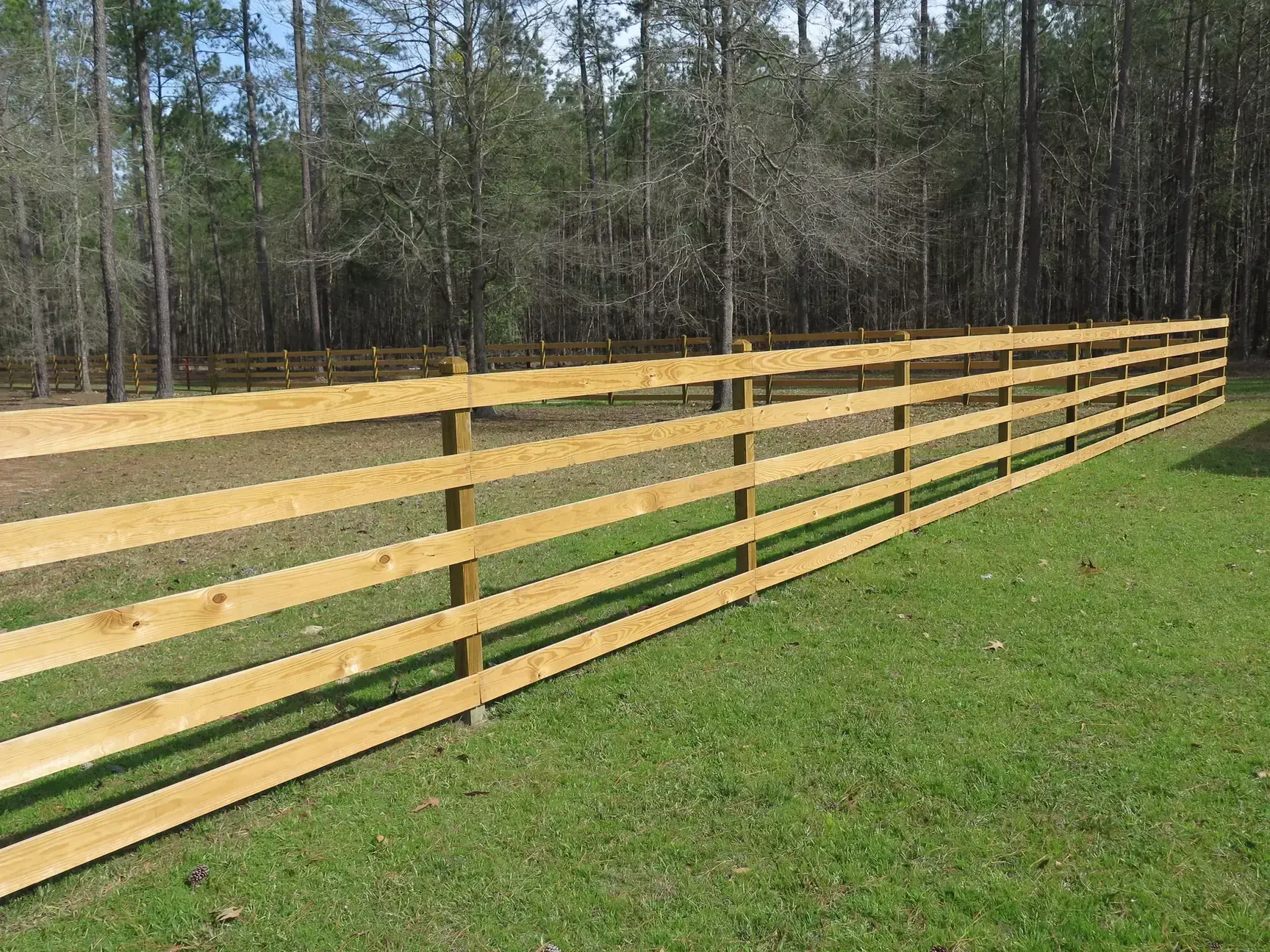 Agricultural rail horse fence in charleston sc